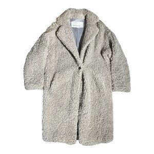 Intuition Paris Sherpa Teddy Long Coat